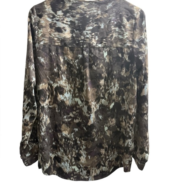 Mossimo Multicolor Camouflage Blouse - Size S - Picture 2 of 4